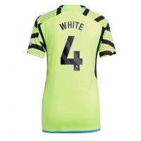 Camiseta Arsenal Benjamin White #4 Segunda Equipación Replica 2023-24 para mujer mangas cortas